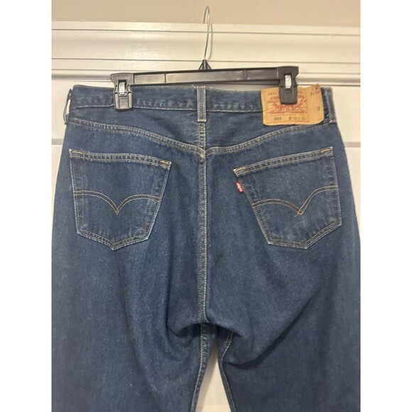 Vintage Levi's 501 Men Size 36 X 34 Button Fly Medium Blue Jeans Made in USA EUC - Picture 8 of 10